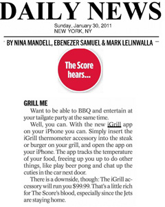 NY Daily News on iGrill!